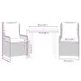 Set comedor de jardín 3 pzas con cojines ratán sintético beige von , Gartensets - Ref: Foro24-3263020, Preis: 285,71 €, Rabat...