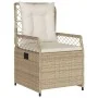 Set comedor de jardín 5 pzas con cojines ratán sintético beige by , Garden sets - Ref: Foro24-3263022, Price: 498,47 €, Disco...