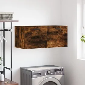 Armario de pared madera ingeniería roble ahumado 80x36,5x35 cm von , Schließfächer und Lagerschränke - Ref: Foro24-830089, Pr...