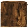 Armario de pared madera ingeniería roble ahumado 80x36,5x35 cm by , Lockers and storage cabinets - Ref: Foro24-830089, Price:...