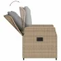 Set comedor de jardín 5 pzas con cojines ratán sintético beige by , Garden sets - Ref: Foro24-3262870, Price: 543,83 €, Disco...