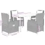 Set comedor de jardín 5 pzas con cojines ratán sintético beige by , Garden sets - Ref: Foro24-3262870, Price: 543,83 €, Disco...
