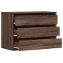 Cajonera de esquina madera ingeniería marrón roble 80x41x58 cm de , Cajoneras - Ref: Foro24-852858, Precio: 111,60 €, Descuen...