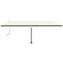 Toldo de pie automático crema 500x350 cm by , Awnings - Ref: Foro24-3069867, Price: 659,22 €, Discount: %