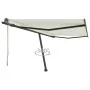 Toldo de pie automático crema 400x350 cm by , Awnings - Ref: Foro24-3069827, Price: 564,60 €, Discount: %