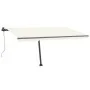 Toldo de pie automático crema 400x350 cm by , Awnings - Ref: Foro24-3069827, Price: 564,60 €, Discount: %
