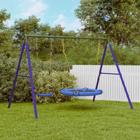 Juego de columpios de exterior con columpio y columpio redondo by , Swings and play structures - Ref: Foro24-3283596, Price: ...