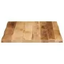 Tablero de mesa borde natural madera maciza mango 60x60x3,8 cm by , Table tops - Ref: Foro24-370690, Price: 69,74 €, Discount: %