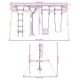 Juego de columpios con columpios, escalera y cuerda de discos by , Swings and play structures - Ref: Foro24-3283627, Price: 1...