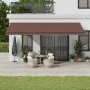 Toldo retráctil automático marrón 600x350 cm by , Awnings - Ref: Foro24-3215417, Price: 736,16 €, Discount: %