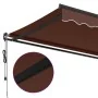 Toldo retráctil automático marrón 600x350 cm by , Awnings - Ref: Foro24-3215417, Price: 736,16 €, Discount: %