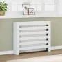 Cubierta de radiador madera de ingeniería blanco 104x20x82 cm de , Accesorios para radiadores de calefacción - Ref: Foro24-85...