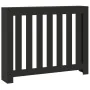 Cubierta de radiador madera de ingeniería negro 104x20x82 cm de , Accesorios para radiadores de calefacción - Ref: Foro24-852...