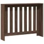 Cubierta de radiador madera ingeniería marrón roble 104x20x82cm von , Zubehör für Heizkörper - Ref: Foro24-852741, Preis: 63,...