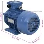Motor eléctrico trifásico aluminio 3kW/4HP 2 polos 2840 RPM by , Electric motors - Ref: Foro24-148005, Price: 205,78 €, Disco...