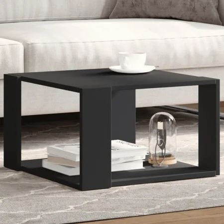 Mesa de centro madera de ingeniería negra 51,5x51,5x30 cm de , Mesas de centro - Ref: Foro24-848137, Precio: 46,21 €, Descuen...