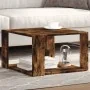 Mesa de centro madera ingeniería roble ahumado 51,5x51,5x30 cm de , Mesas de centro - Ref: Foro24-848140, Precio: 42,93 €, De...
