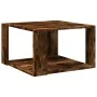 Mesa de centro madera ingeniería roble ahumado 51,5x51,5x30 cm de , Mesas de centro - Ref: Foro24-848140, Precio: 42,93 €, De...