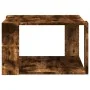 Mesa de centro madera ingeniería roble ahumado 51,5x51,5x30 cm de , Mesas de centro - Ref: Foro24-848140, Precio: 42,93 €, De...
