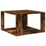 Mesa de centro madera ingeniería roble ahumado 51,5x51,5x30 cm de , Mesas de centro - Ref: Foro24-848140, Precio: 42,93 €, De...