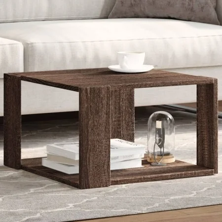 Mesa de centro madera ingeniería marrón roble 51,5x51,5x30 cm by , Coffee table - Ref: Foro24-848142, Price: 43,32 €, Discoun...