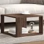 Mesa de centro madera ingeniería marrón roble 51,5x51,5x30 cm by , Coffee table - Ref: Foro24-848142, Price: 43,32 €, Discoun...