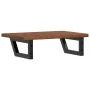 Estante de lavabo de pared de acero y madera maciza de roble by , bathroom vanities - Ref: Foro24-3302351, Price: 78,23 €, Di...