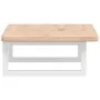 Estante de lavabo de pared de acero y madera maciza de roble de , Tocadores de baño - Ref: Foro24-3302332, Precio: 66,76 €, D...