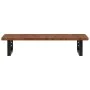 Estante de lavabo de pared de acero y madera maciza de roble by , bathroom vanities - Ref: Foro24-3302345, Price: 80,56 €, Di...