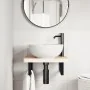 Soportes estante de lavabo 2 uds rectangular acero negro de , Soportes y travesaños - Ref: Foro24-4007269, Precio: 30,81 €, D...