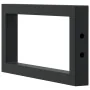 Soportes estante de lavabo 2 uds rectangular acero negro de , Soportes y travesaños - Ref: Foro24-4007269, Precio: 30,81 €, D...