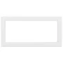 Soportes estante de lavabo 2 uds rectangular acero blanco by , Supports and crossbars - Ref: Foro24-4007262, Price: 30,95 €, ...