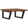 Estante de lavabo de pared de acero y madera maciza de roble von , Badezimmerwaschtische - Ref: Foro24-3302403, Preis: 81,23 ...