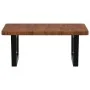 Estante de lavabo de pared de acero y madera maciza de roble von , Badezimmerwaschtische - Ref: Foro24-3302403, Preis: 81,23 ...