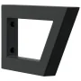 Soportes estante de lavabo 2 unidades trapecio acero negro de , Soportes y travesaños - Ref: Foro24-4007283, Precio: 31,47 €,...