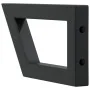 Soportes estante de lavabo 2 unidades trapecio acero negro de , Soportes y travesaños - Ref: Foro24-4007283, Precio: 31,47 €,...