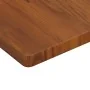 Estante de lavabo de pared de acero y madera maciza de roble de , Tocadores de baño - Ref: Foro24-3302415, Precio: 103,89 €, ...