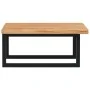 Estante de lavabo de pared de acero y madera maciza de roble de , Tocadores de baño - Ref: Foro24-3302393, Precio: 93,68 €, D...