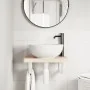 Soportes estante de lavabo 2 unidades trapecio acero blanco by , Supports and crossbars - Ref: Foro24-4007276, Price: 28,31 €...