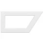 Soportes estante de lavabo 2 unidades trapecio acero blanco by , Supports and crossbars - Ref: Foro24-4007276, Price: 28,31 €...