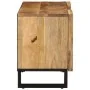 Mueble de TV madera maciza de mango rugosa 105x34x46 cm by , CD and DVD storage - Ref: Foro24-377436, Price: 124,25 €, Discou...