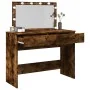 Tocador con luces LED color roble ahumado 100x40x120 cm by , Bedroom Dressers - Ref: Foro24-848210, Price: 129,35 €, Discount: %