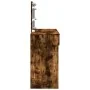 Tocador con luces LED color roble ahumado 100x40x120 cm by , Bedroom Dressers - Ref: Foro24-848210, Price: 129,35 €, Discount: %
