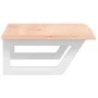 Estante de lavabo de pared de acero y madera maciza de roble von , Badezimmerwaschtische - Ref: Foro24-3302546, Preis: 72,25 ...