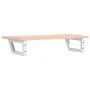Estante de lavabo de pared de acero y madera maciza de roble von , Badezimmerwaschtische - Ref: Foro24-3302546, Preis: 72,25 ...
