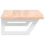 Estante de lavabo de pared de acero y madera maciza de roble von , Badezimmerwaschtische - Ref: Foro24-3302550, Preis: 81,32 ...
