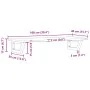 Estante de lavabo de pared de acero y madera maciza de roble von , Badezimmerwaschtische - Ref: Foro24-3302550, Preis: 81,32 ...