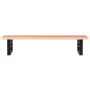 Estante de lavabo de pared de acero y madera maciza de roble von , Badezimmerwaschtische - Ref: Foro24-3302565, Preis: 85,92 ...