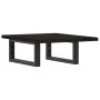 Estante de lavabo de pared de acero y madera maciza de roble de , Tocadores de baño - Ref: Foro24-3302573, Precio: 58,96 €, D...