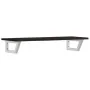 Estante de lavabo de pared de acero y madera maciza de roble von , Badezimmerwaschtische - Ref: Foro24-3302590, Preis: 69,07 ...